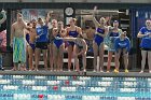 Swimming vs Babson  Wheaton College Swimming vs Babson College. - Photo By: KEITH NORDSTROM : Wheaton, Swimming, Babson